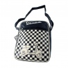 Vespa schoudertas "Tracolla scacchi" - zwart - VPSB20
